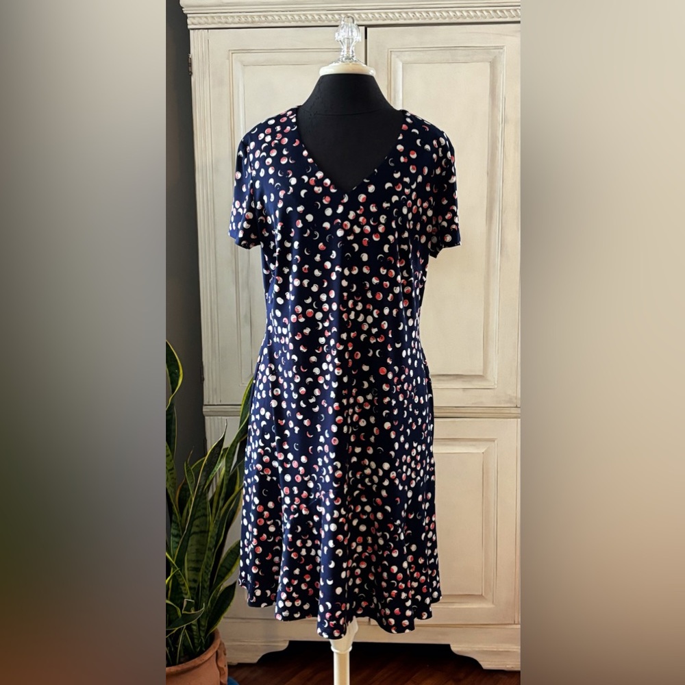Knit Blue Dress by Connected Size 12